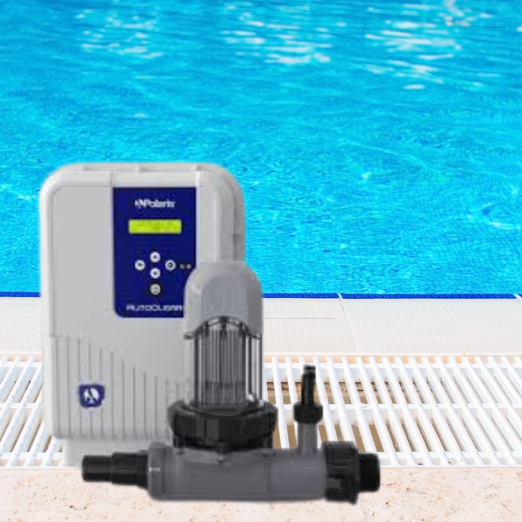 Salt chlorine generators and salt systems for residential swimming pools