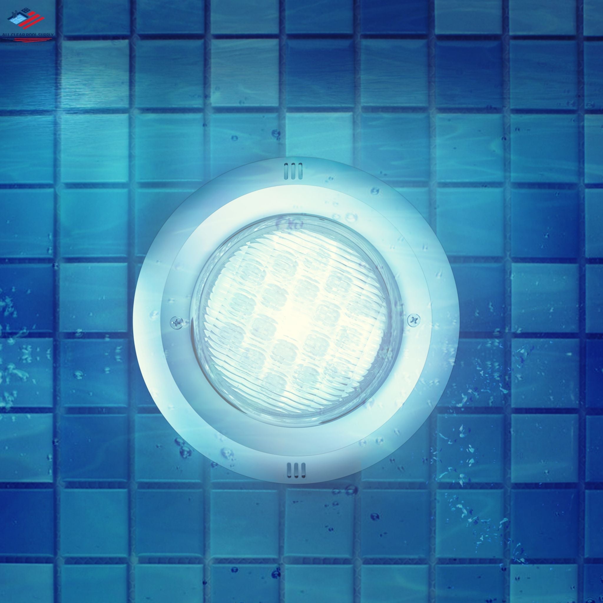 LED pool lighting systems for residential swimming pools