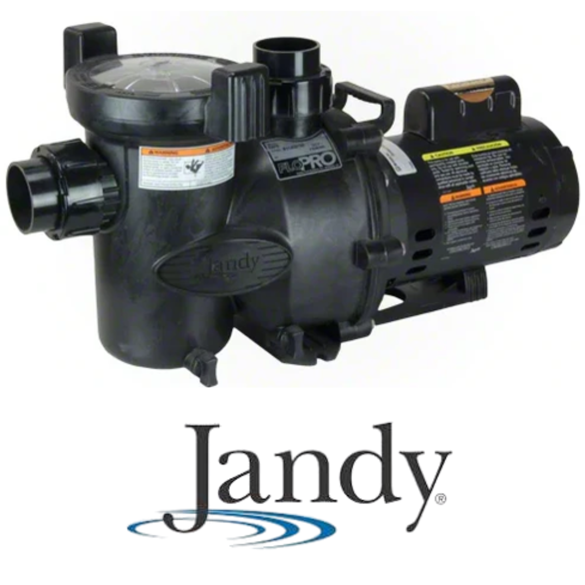 Jandy FloPro 3/4HP pool pump engineered for energy-efficient circulation in residential swimming pools Main image